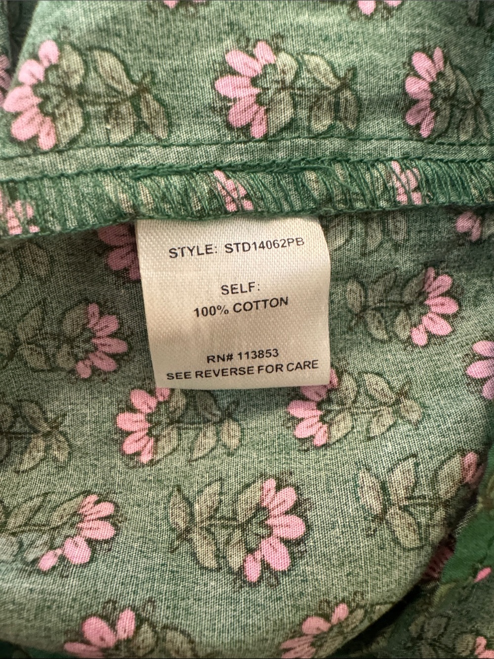 Sugarlips Green Floral Tiered Dress - Picture 12 of 12